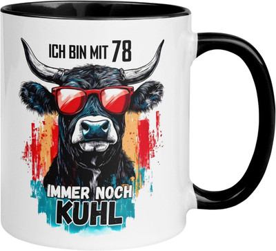 78 Geburtstag Männer Geschenk Tasse | Ich bin mit 78 immer noch kuhl | Lustige G