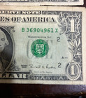 (4) $1 DOLLAR BILL X-NOTE FANCY SERIAL NUMBERS RARE — photo 6