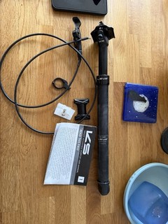 KS E Ten Dropper Seat post. 27.2mm. 100mm Drop.