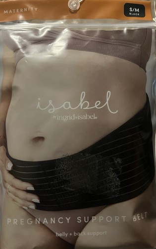 Maternity • Pregnancy Support Belt Black Size S/M Isabel by Ingrid & Isabel New - Picture 4 of 4