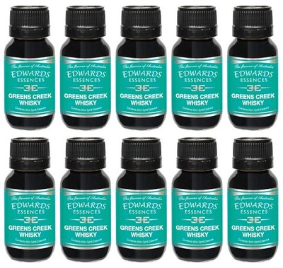 Edwards Essence Greens Creek Whisky 50ml 10 Pack Brewing Distilling Spirits