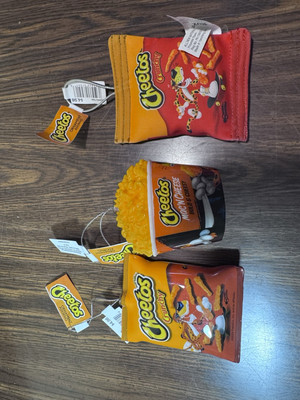 New w/ Tags! Lot Of 3! Cheetos Crunchy Ornament Soft, Hard Cheetos Mac N Cheese