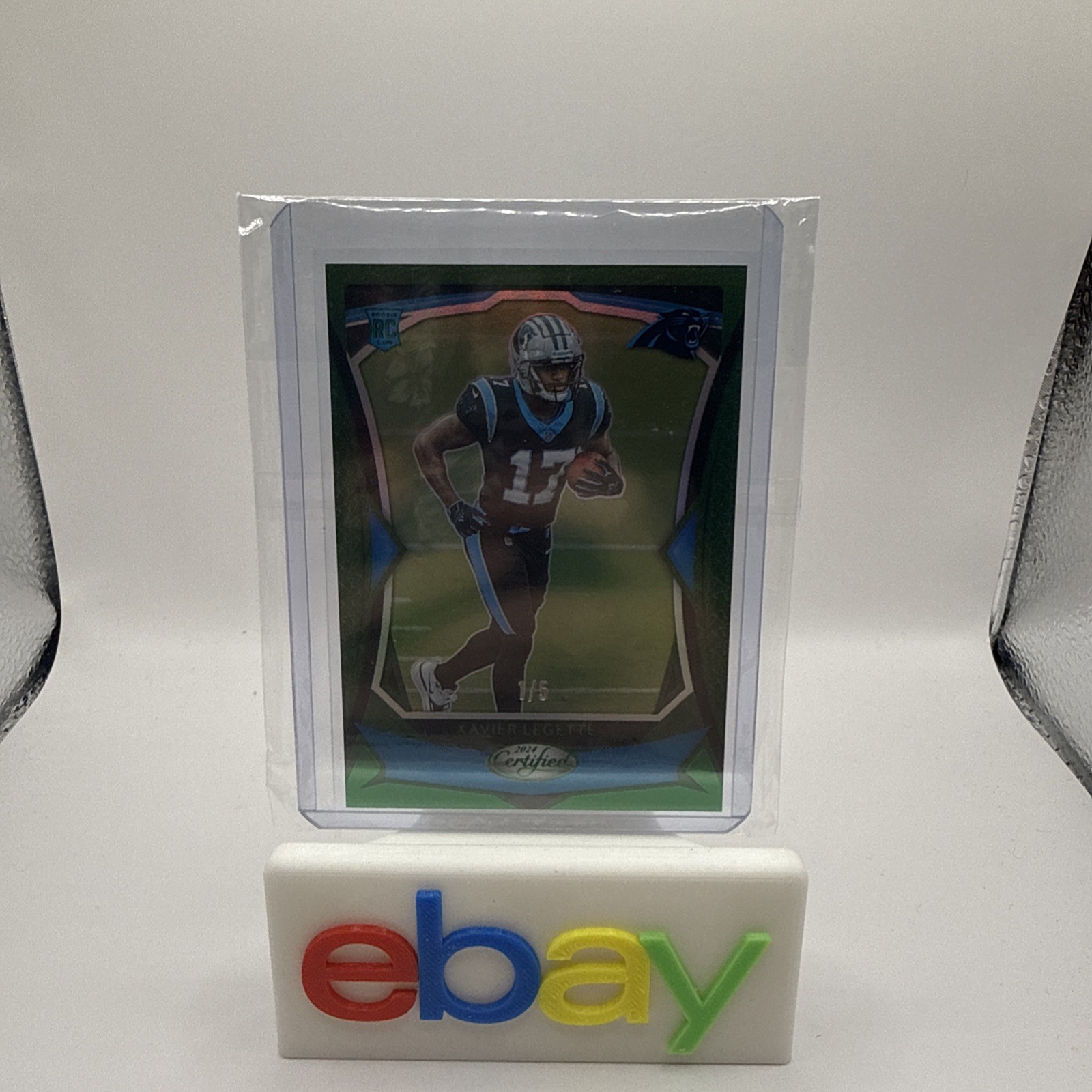 2024 Certified Rookies Green Mirror /5 Xavier Legette #123 ~ Carolina Panthers