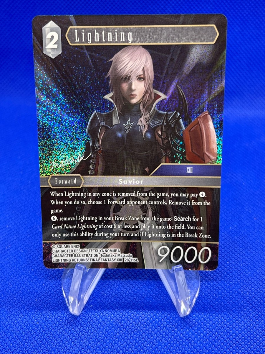 Final Fantasy TCG Dreamlike Oceans Lightning 28-115L Foil Legend