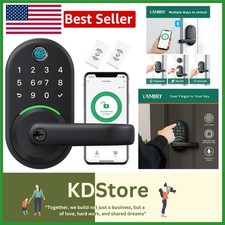 SmartKey Modern Deadbolt: 6-in-1 Touchless Entry  Remote Control