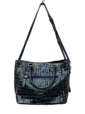 COCCO FIORE Animal Green Bag Handbag Purse Used