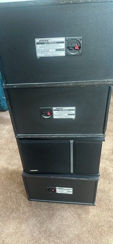 Bose 301 Series III Vintage Speakers Black Set MPN 301-209455059 set of 4 