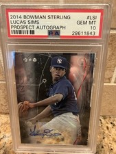 2014 Bowman Sterling Prospect Autographs Luis Severino PSA 10