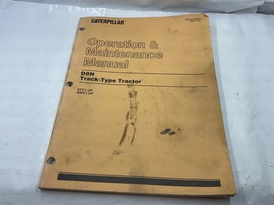CAT Caterpillar D8N Crawler Tractor Dozer  Operation Maintenance Manual 1991