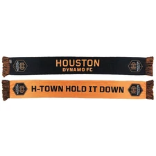 Orange/Black Houston Dynamo Two-Tone Summer Scarf