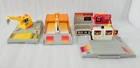 Matchbox Motor City Vintage 1985 Playset Lot of Four (4) Buildings Uncomplete