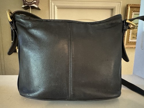 Bolso de Hombro COACH EE. UU. Hecho en Guante Negro Cuero de Vaca Curtido Vale la pena 4143 - Imagen 7 de 18