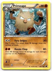 Primeape 60/116 Plasma Freeze Common