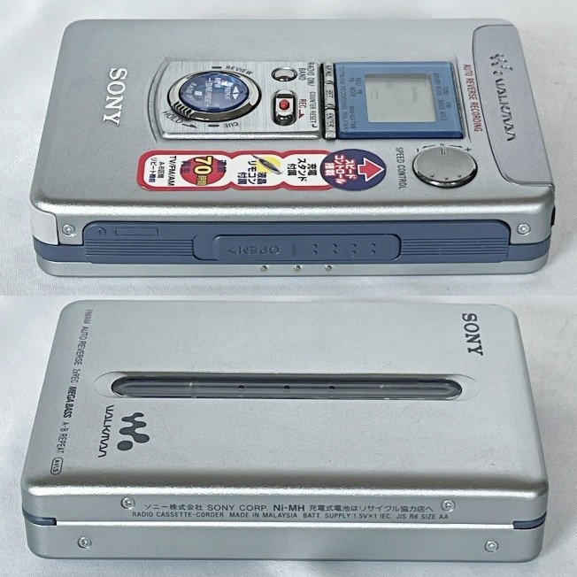 SONY WM-GX788 2003 Silver Recording Walkman Cassette Player From