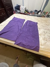 Set of 2 Purple Satin Pillowcases