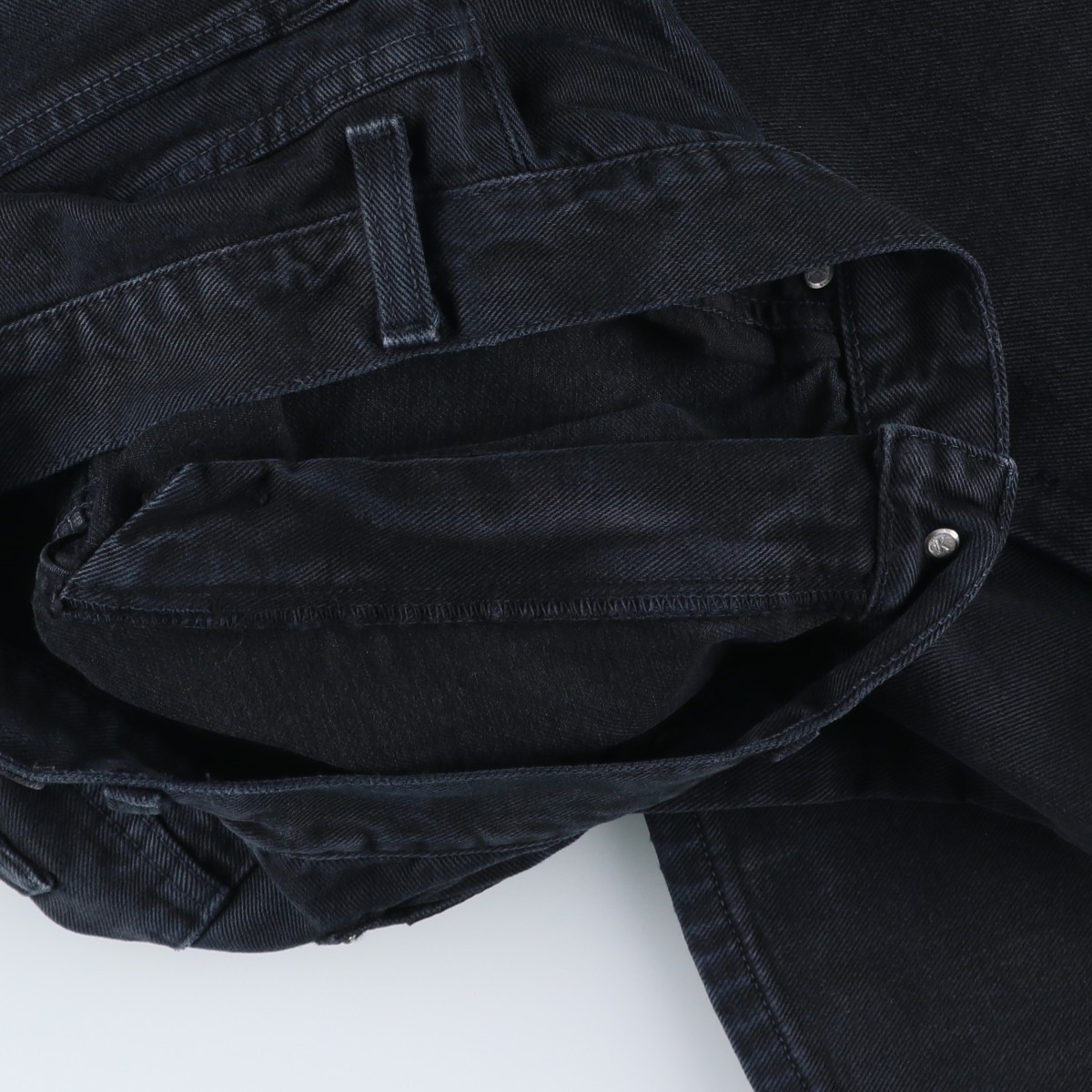 Vintage 90'S-00'S Calvin Klein Jeans Men's Black Straight Denim Pants Size W30 thumbnail 9