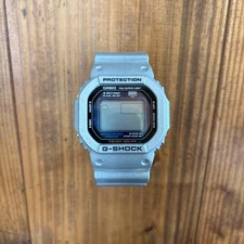 Casio G-Shock Digital Watch Silver Rubber Band No Customs Fees US