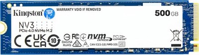Kingston SNV3S/500G NVMe SSD 500GB M.2 2280 PCIe 4.0