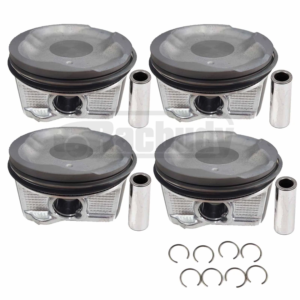Engine Piston Set 2TRFE STD For Toyota 4Runner 2010 Tacoma 2002-15 2.7L L4 DOHC Foto 3 de 4