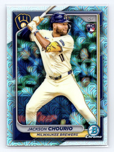 2024 Bowman Chrome #69b Jackson Chourio Mojo Refractors