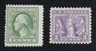 CKStamps: US Stamps Collection Scott#536 537 Mint NH OG #536 Lightly Crease