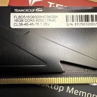 Team Group T-FORCE 16GB DDR5-6000 DIMM 288-Pin Desktop RAM FLBD516G6000HC38GBK — photo 3