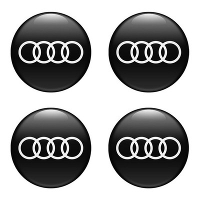 1set (4x) Logo Felgendeckel Radkappen - Emblem Nabendeckel Silicone Aufkleber