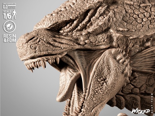 3D Printed Fan Art Godzilla Sculpture by Wicked - Picture 8 of 24