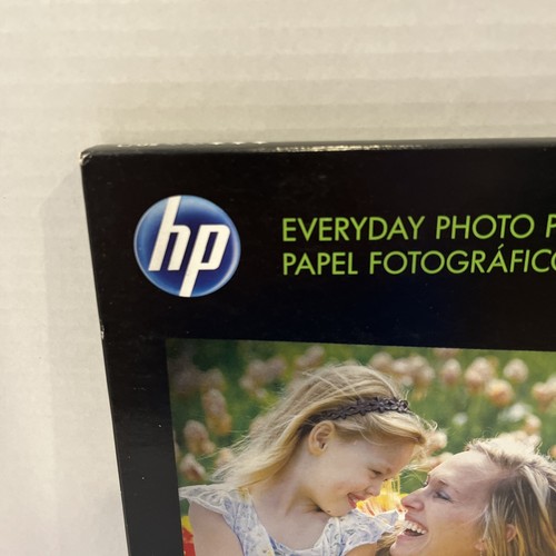 HP Everyday 50 błyszczących arkuszy papieru fotograficznego litera 8,5 x 11 cali zapieczętowane - Zdjęcie 2 z 11