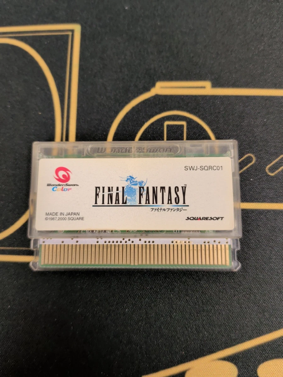 Bandai WonderSwan Color Final Fantasy 2000 Released Video Games
