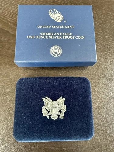 2015-W Proof $1 American Silver Eagle Box, OGP & COA