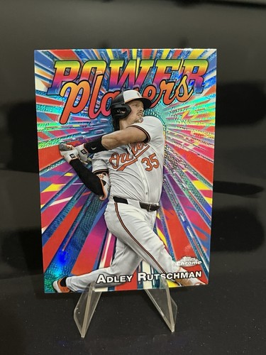 2025 Topps Chrome - Power Players - Adley Rutschman #PP-5 Baltimore Orioles