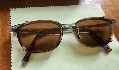 Moscot Spirit Kate Col.Kaleidoscope 48-17-140 NYC w/sunglasses Clip-On Excellent