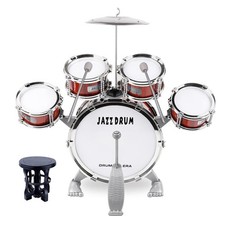 Bateria Para Ninos De 5 Piezas Con Taburete Para Principiantes Y Ninas Pro