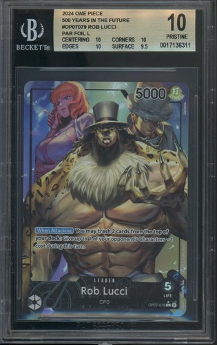 Rob Lucci (Parallel) graded BGS 10 for sale on eBay