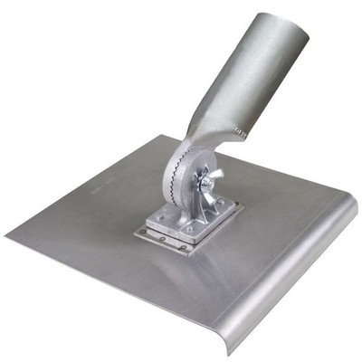 Kraft Tool Walking Concrete Edger Stainless Steel 8'' x 8'' 1/2 Radius