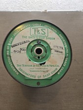 Antique T&S Wire Spool With Original Sash Chain Torrington Connecticut 