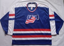 Vintage USA Hockey Team CCM Maska Olympic Jersey Size XL