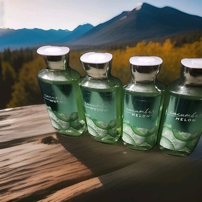 Cucumber Melon Bath And Body Works  Fresh Invigorating Scent 4 Bottles New