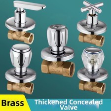 Quick Open Copper Valve For Shower Wall Mount Concealed 4 6 Points Valve