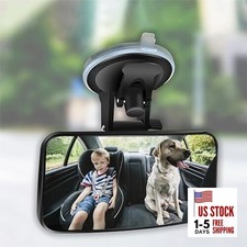 Universal Car Interior Rearview Baby Mirror Wide Angle Convex Mirror Clip-on