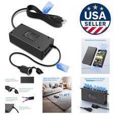 Compact AC to DC Converter for Cars - 12V 250W Power Adapter with Protection