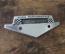 Ford Mustang 1965 66 High Performance Fender Badge Emblem Vintage