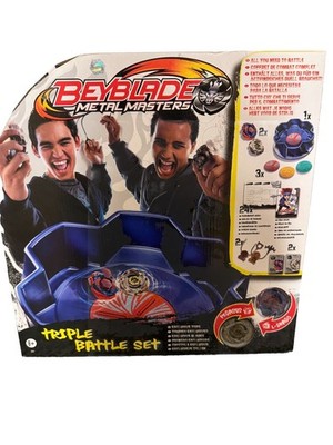 Beyblade Metal Masters Hasbro Triple Battle Set L Drago Galaxy Pegasus 