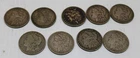 9 Morgan Silver Dollars Bullion Ounce 1879 1880 1883 1886 1889 1892 1899 1900