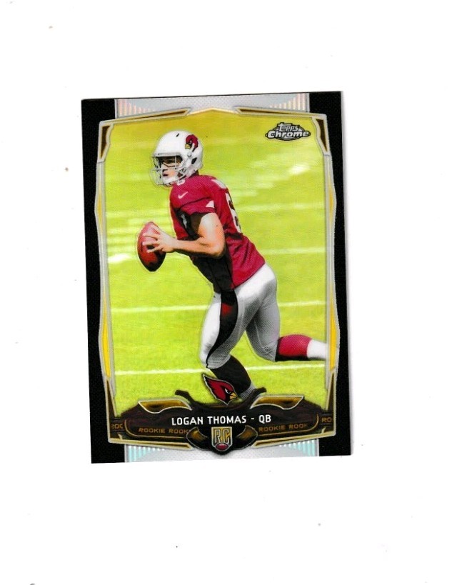 Logan Thomas Topps Chrome #151 Black Refractor