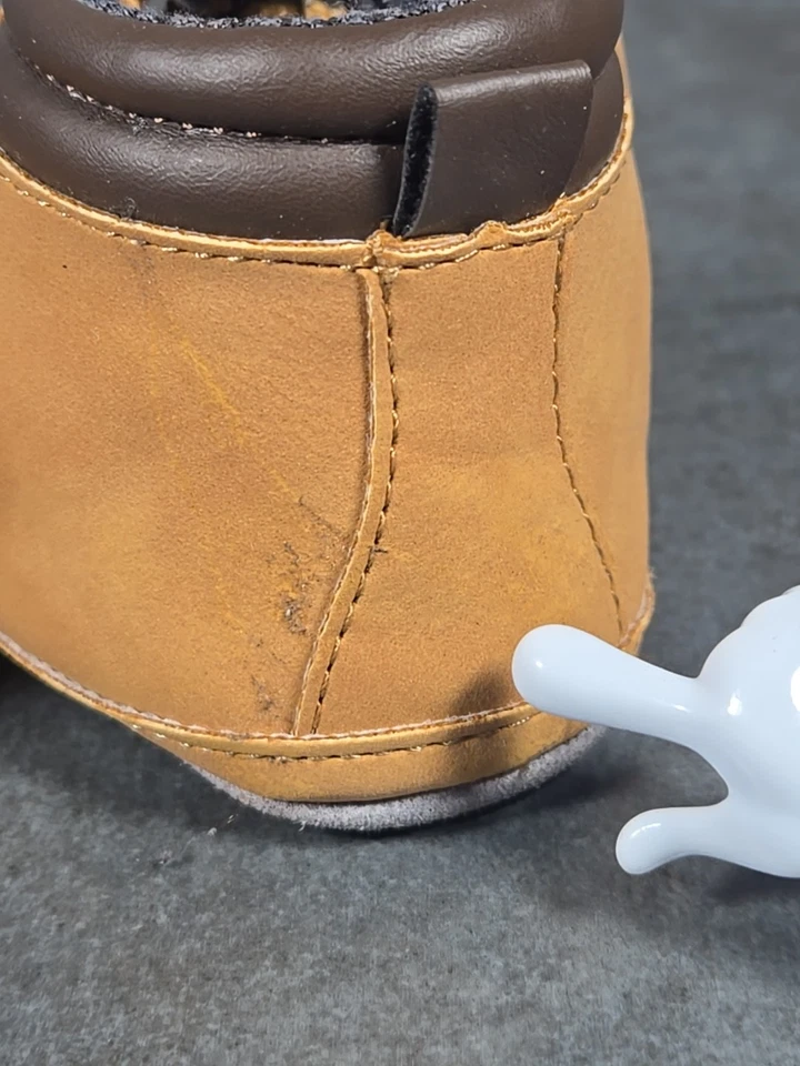 ro + me by ROBEEZ Size 6-12 Months Boot Style Soft Shoes Plastic Sole Zip - Image 4 of 4