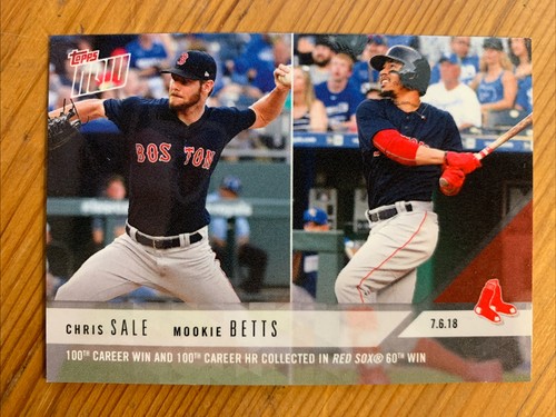 2018 Topps Now 419 Chris Sale / Mookie Betts
