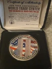 American Silver Eagle .999 Fine 1 oz Silver Painted Woman Or World Trade Center