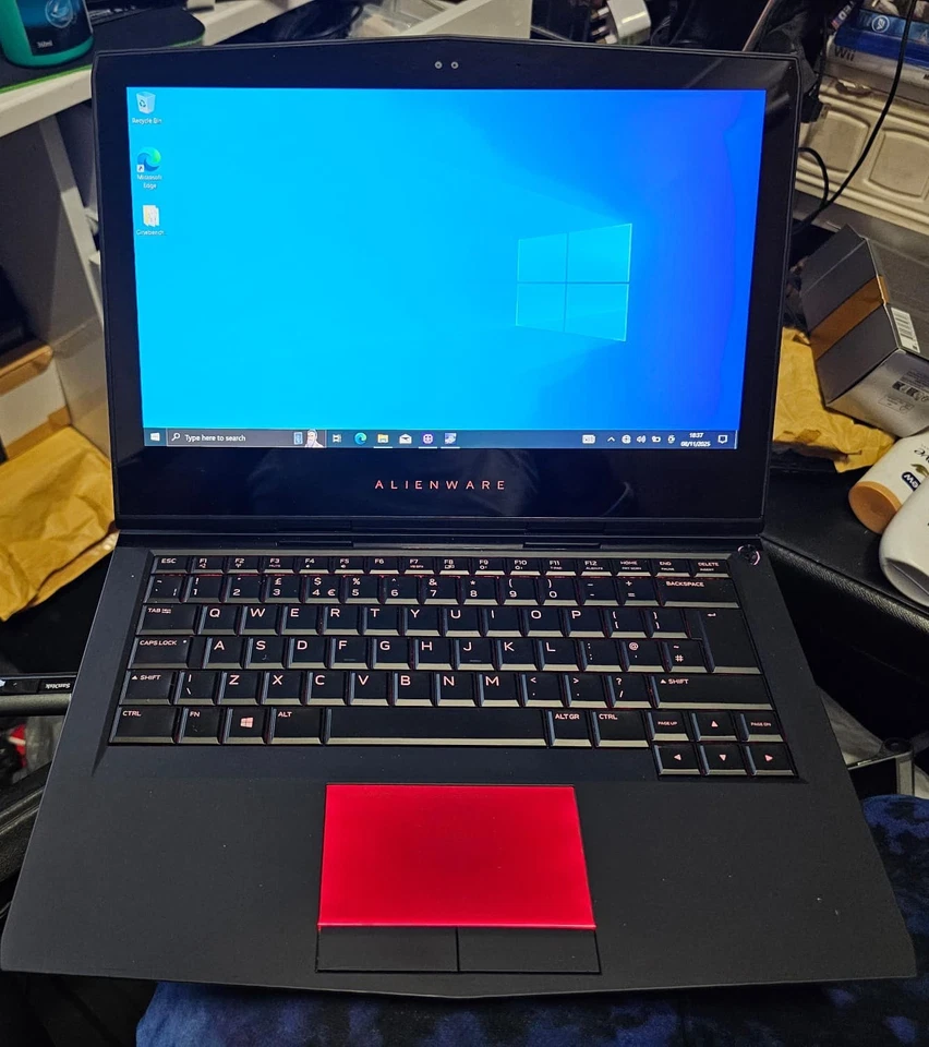 BOXED ALIENWARE 13 OLED QHD 1440P TOUCH GAMING LAPTOP CORE I7-7700HQ GTX 1060 - Image 2 of 4